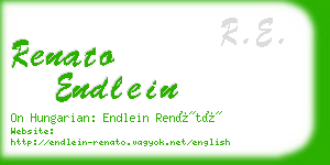 renato endlein business card